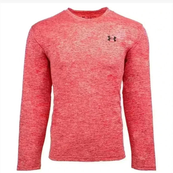 Men's Under Armour Spacedye Seamless L/S RED - Picture 1 of 2